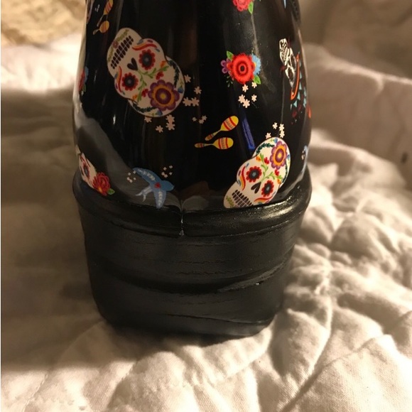 ♥️ Halloween Skeleton, Sugar Skull Day, of the Dead EASY STREET Shoes | size 9W - Picture 4 of 9